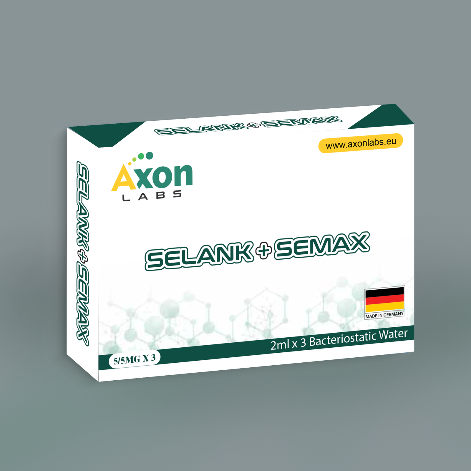Axon Labs Selank + Semax — 5/5 mg × 3